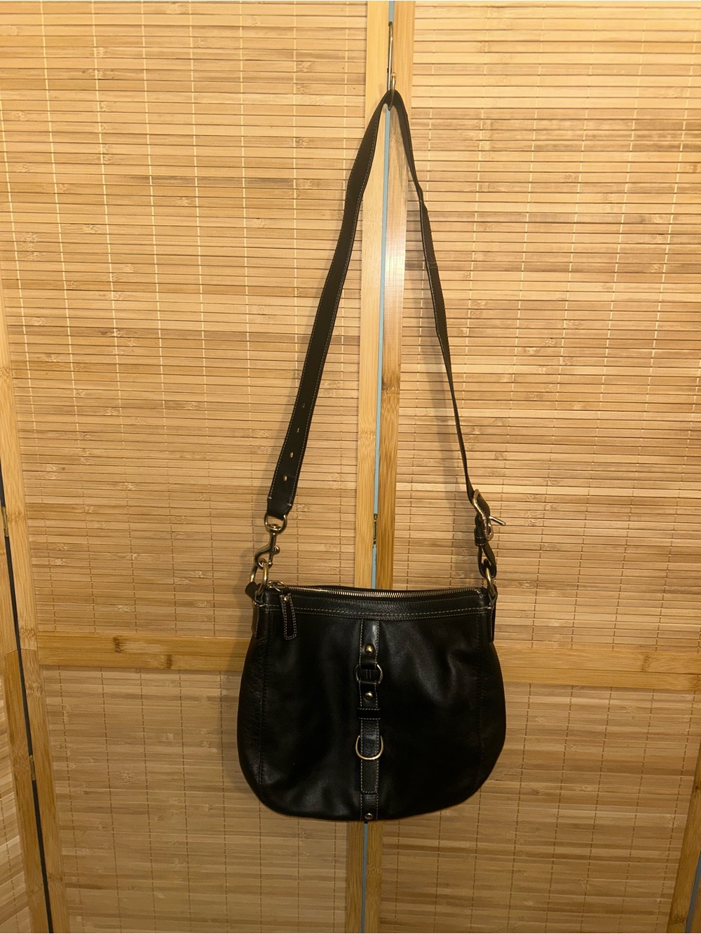 Coach Chelsea Buckle Leather Hobo Shoulder Bag (Style F14018) purse Y2K